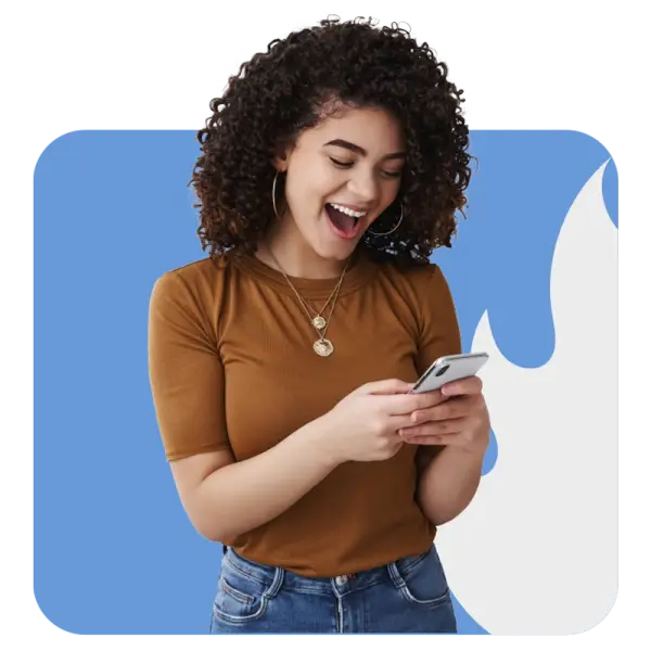 Happy Flamebox customer